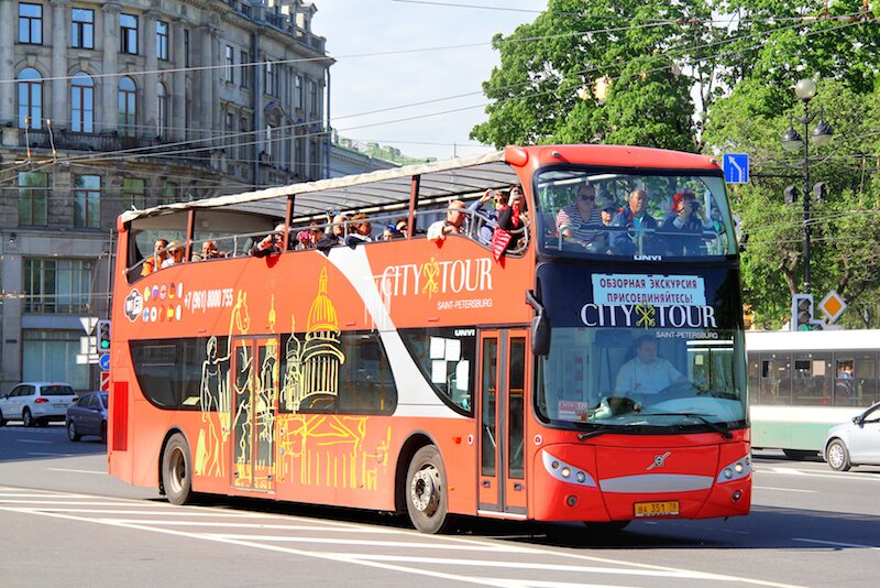 St. Petersburg. Stadtrundfahrt von „CityTour“