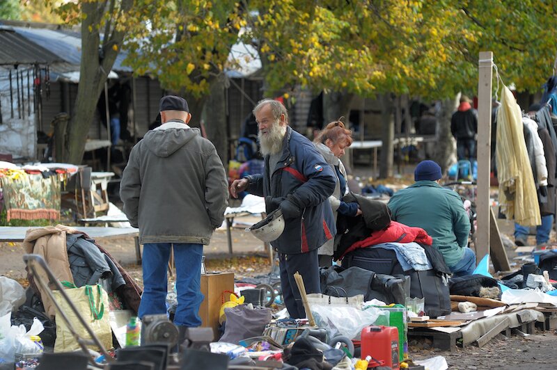 Der Flohmarkt in St. Petersburg